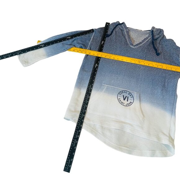 Coral Bay Ocean Drive Hooded Sweater L Gradient With Front Pocket - Picture 6 of 8